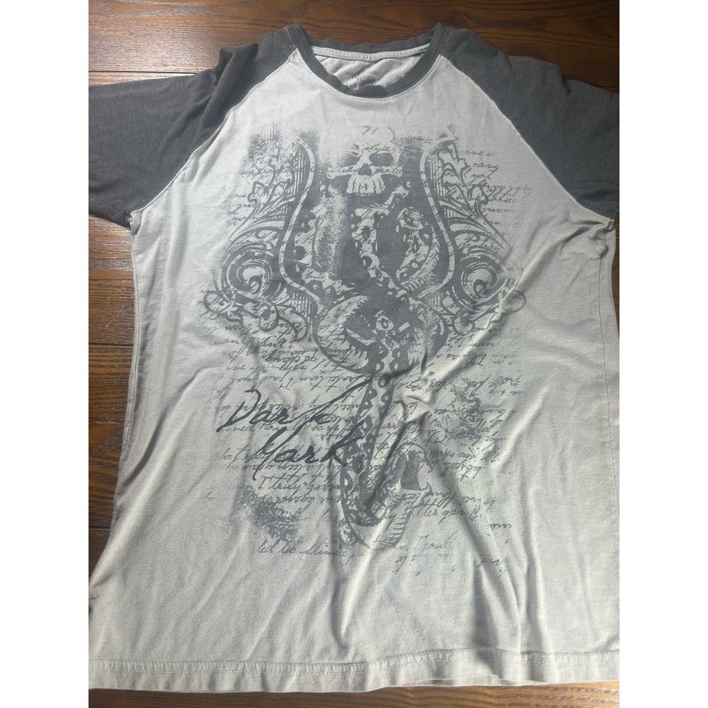 Universal Studios Wizarding World Harry Potter Shirt Dark Mark Gray Sz M
